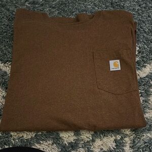Carhartt Brown Pocket T-Shirt